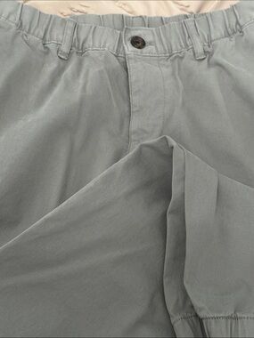 Men's Light Gray Casual Elastic-Waist Pants joggers